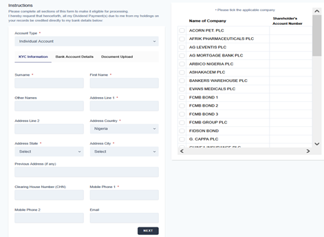 cardinalStone e mandate page